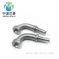Hydraulic 45 Degree Metric Barbed Hose Fitting